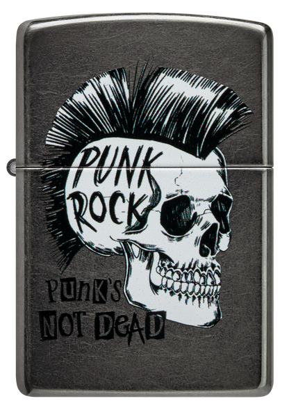 Zippo vžigalnik 60.006.559 Punk Rock Skull, Grey