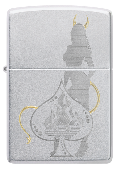 Zippo vžigalnik 48658 Devilish Girl & Ace