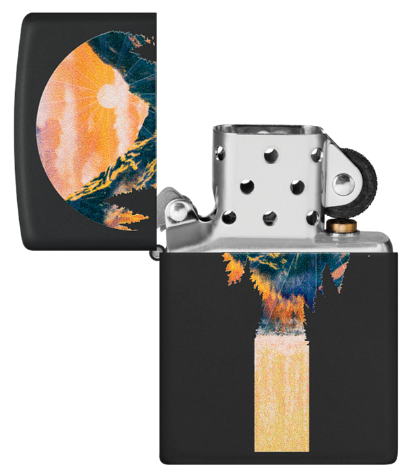 Zippo vžigalnik 48676 Mountain Waterfall UV
