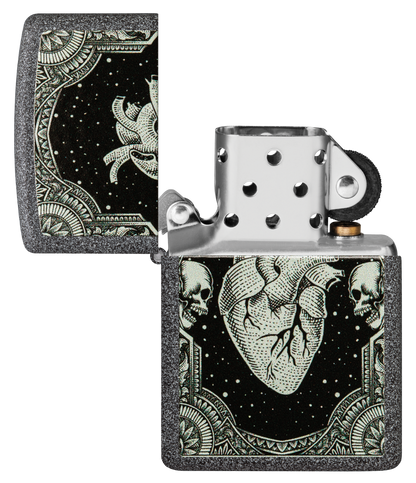 Zippo vžigalnik 48720 Realistic Heart