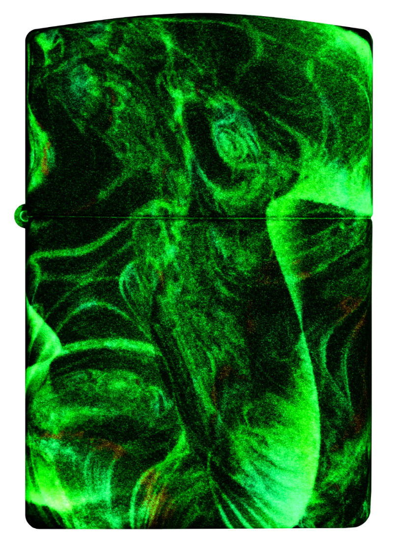 Zippo vžigalnik 48774 Psychedelic Swirl Glow in the Dark