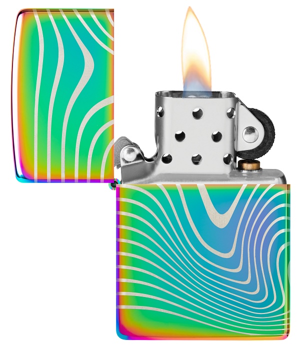 Zippo 48775 vžigalnik Wavy Pattern, Multi Color