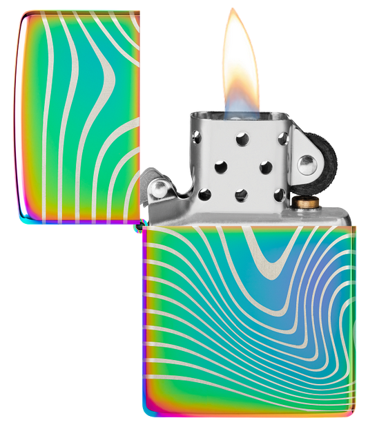 Zippo 48775 vžigalnik Wavy Pattern, Multi Color