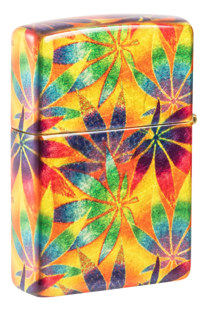 Zippo vžigalnik 48776 Cannabis Tumbled Brass