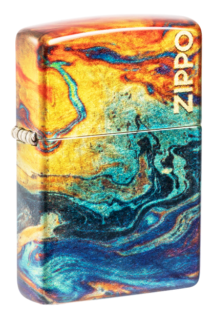 Zippo vžigalnik 48778 Colorful Tumbled Brass