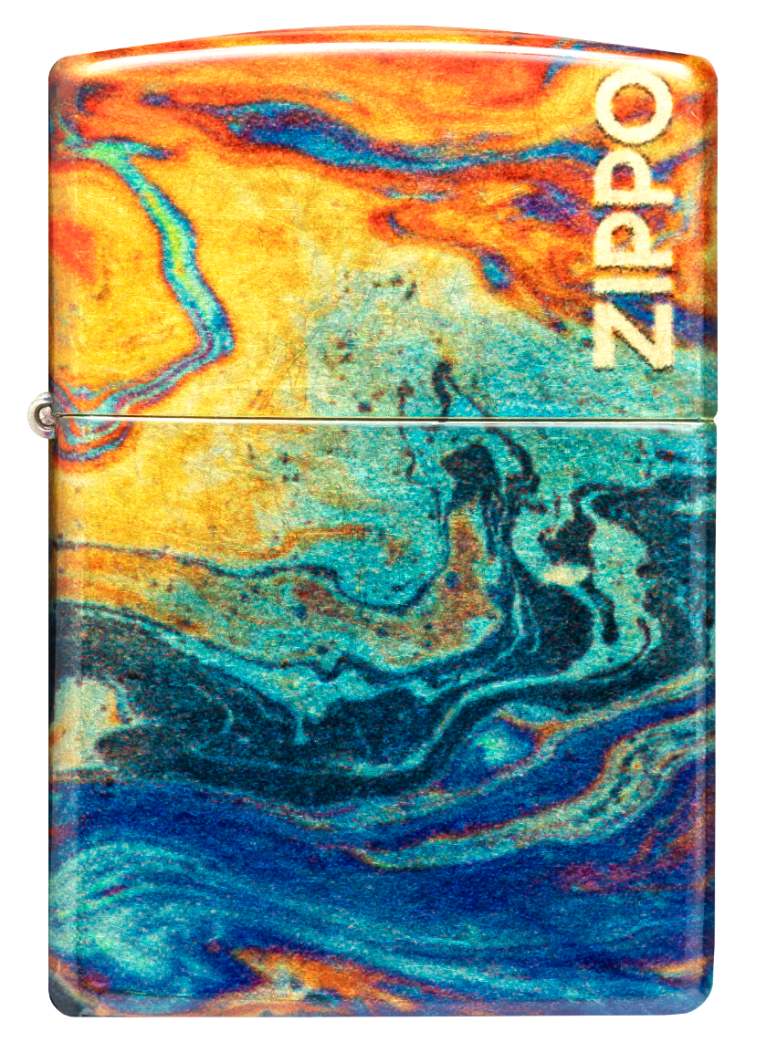 Zippo vžigalnik 48778 Colorful Tumbled Brass