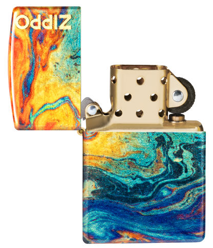Zippo vžigalnik 48778 Colorful Tumbled Brass