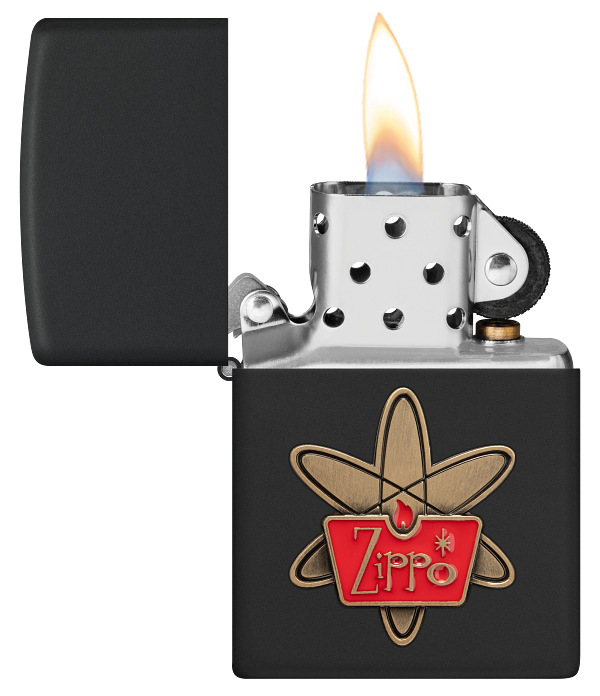 Zippo 48920 vžigalnik Zippo Atom, Black Matte