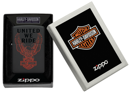 Zippo vžigalnik 48983 Harley Davidson® United We Ride