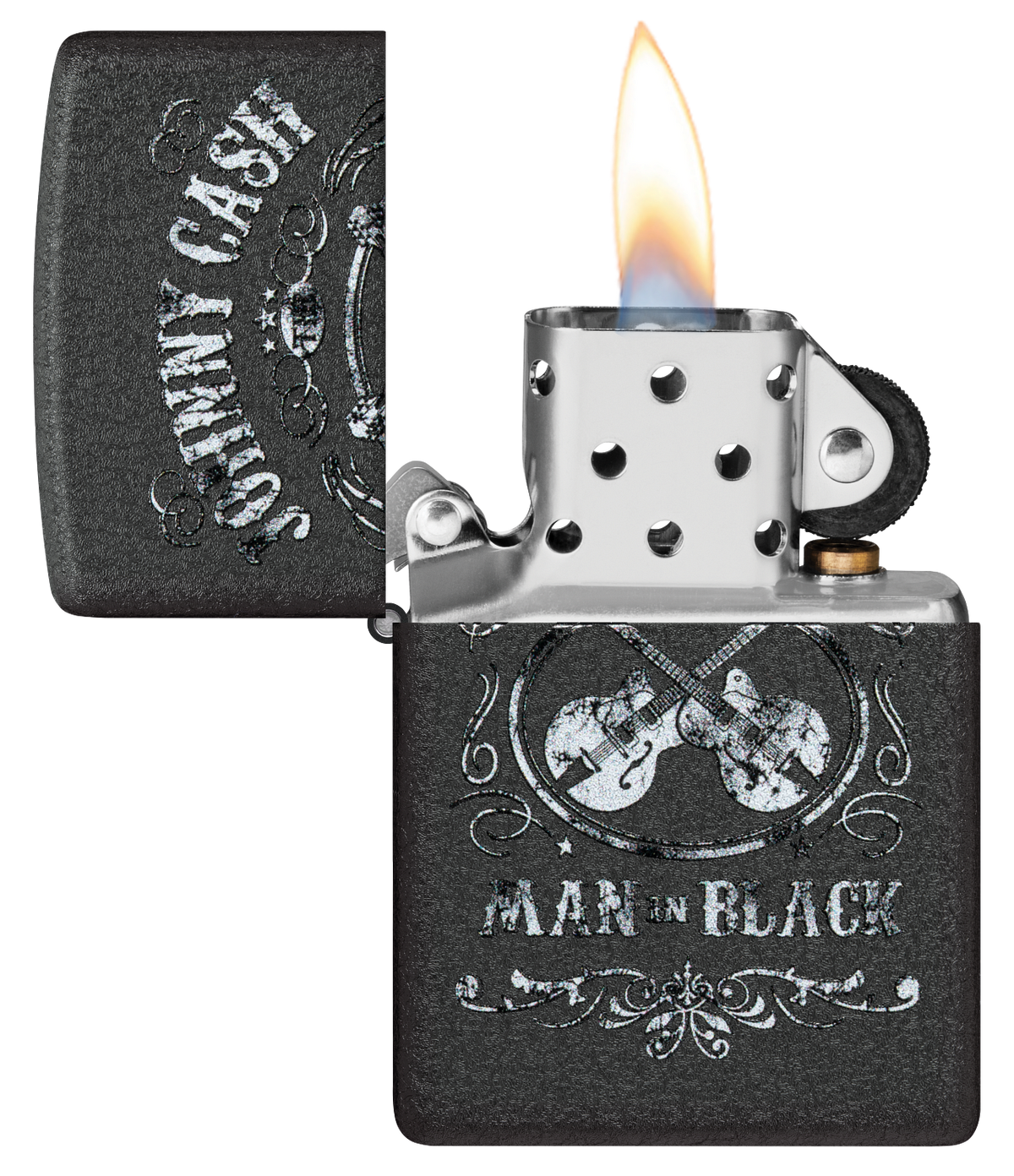 Zippo 48989 vžigalnik Johnny Cash, Man in Black
