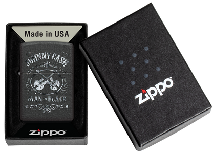 Zippo 48989 vžigalnik Johnny Cash, Man in Black