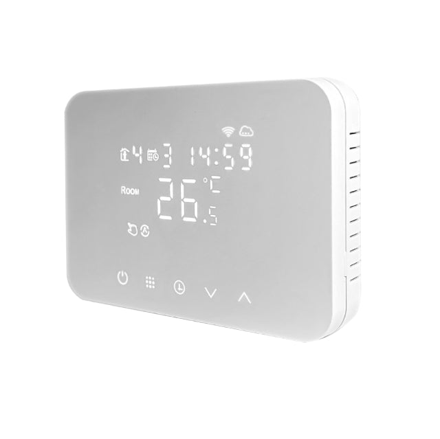 Termostat 49683034 gretje in hlajenje 230V WI-FI smart, bel
