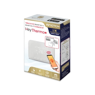 Termostat 49683034 gretje in hlajenje 230V WI-FI smart, bel