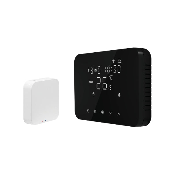 Termostat 49683041 WI-FI smart, črn