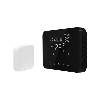 Termostat 49683041 WI-FI smart, črn