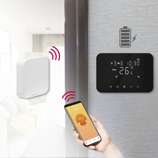 Termostat 49683041 WI-FI smart, črn
