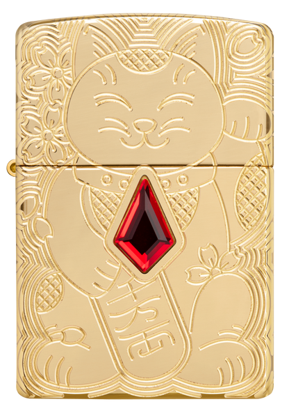 Zippo vžigalnik 49802 Armor® Lucky Cat
