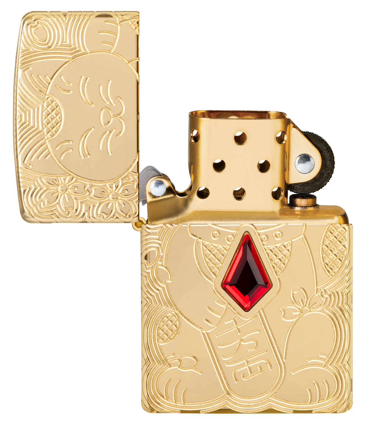 Zippo vžigalnik 49802 Armor® Lucky Cat