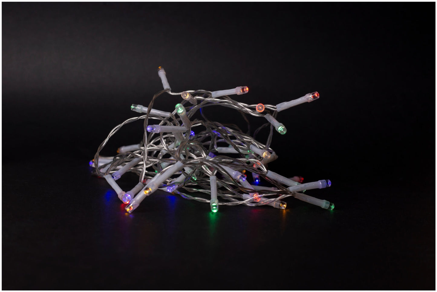 Entac 978987 Novoletne lučke Timer - večbarvna vrv 48 LED 4 m 3xAA