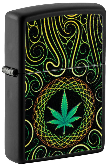 Zippo 49915 vžigalnik Rasta Canniabis Leaf UV