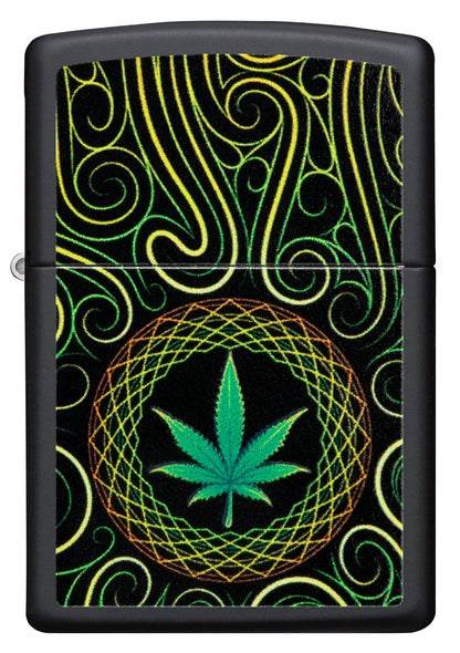 Zippo 49915 vžigalnik Rasta Canniabis Leaf UV