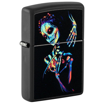 Zippo 48647 vžigalnik Colorful Skeleton Girl UV