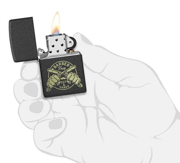 Zippo 60.006.827 vžigalnik Barber Shop