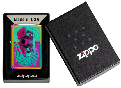 Zippo 60.006.889 vžigalnik Skull Mirrored