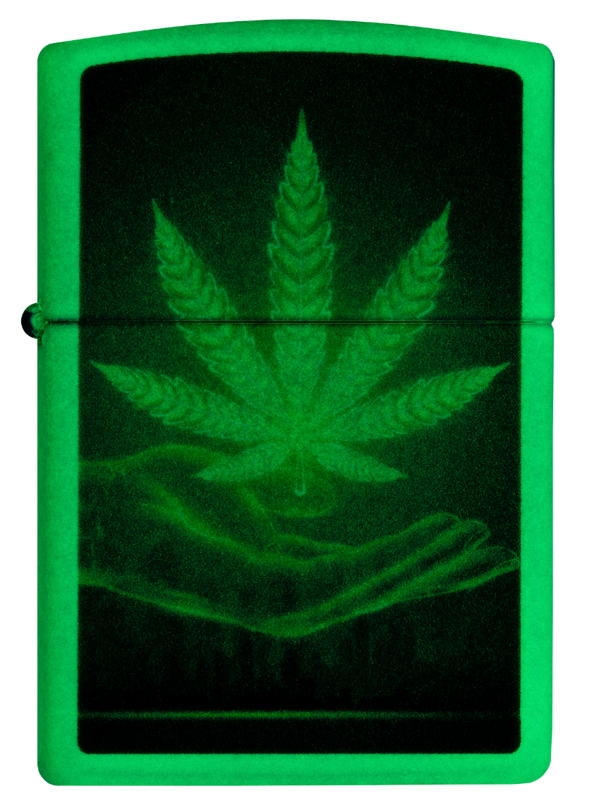 Zippo vžigalnik 60.006.900 Cannabis, Glow in the Dark