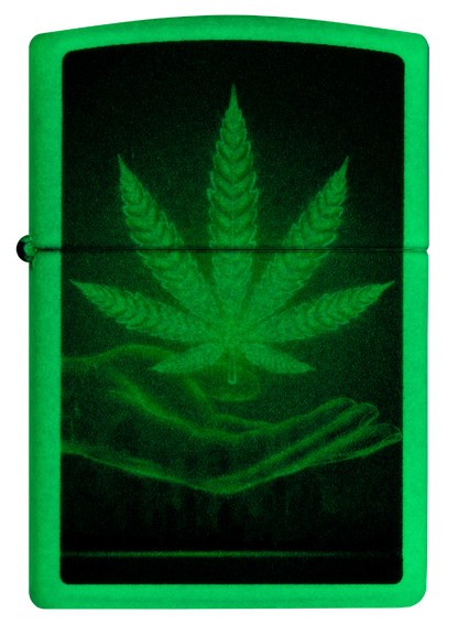 Zippo vžigalnik 60.006.900 Cannabis, Glow in the Dark