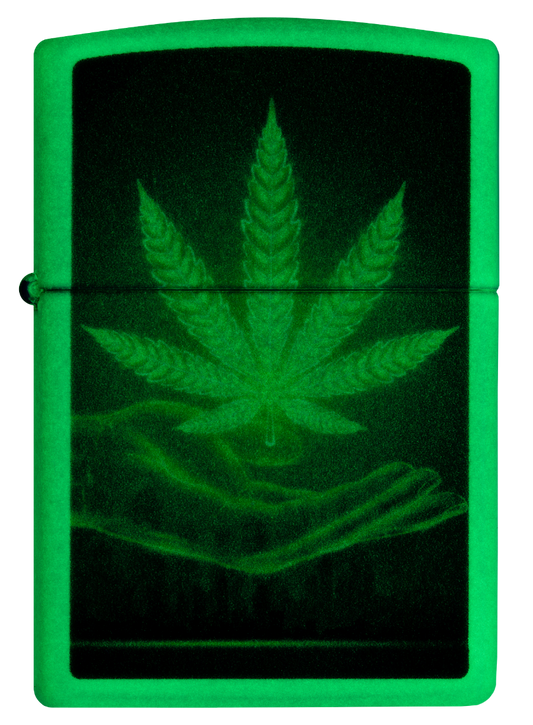 Zippo vžigalnik 60.006.900 Cannabis, Glow in the Dark