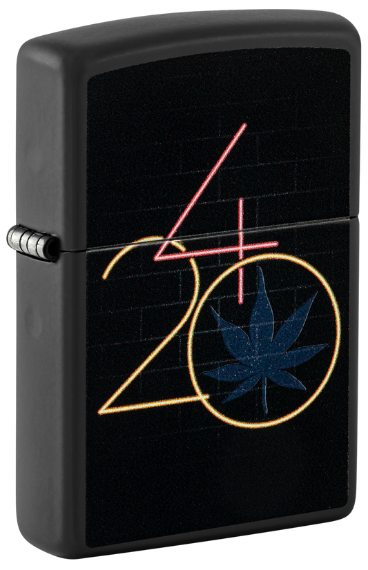 Zippo vžigalnik 60.006.904 Cannabis 420 Black Light