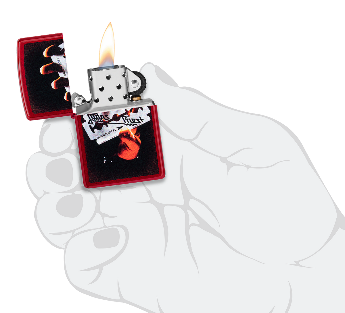 Zippo 60.007.800 vžigalnik Judas Priest - British Steel