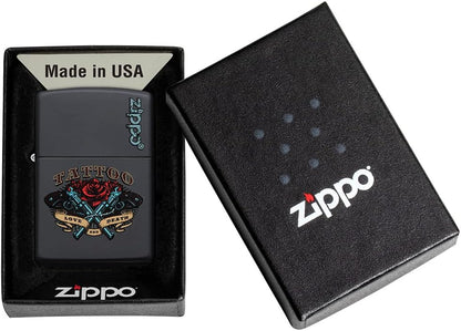 Zippo 48093 vžigalnik Tattoo Pistols & Rose