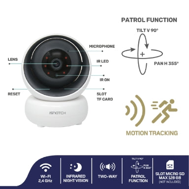 Kamera 67689420 notranja WI-FI motorizirana 360 FULL-HD