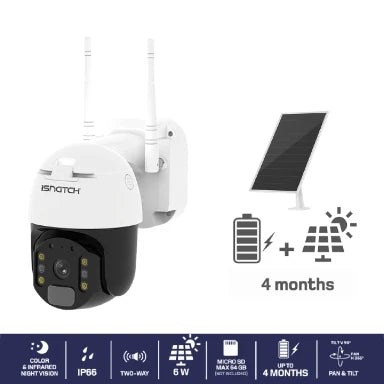 Kamera 67689460 zunanja WI-FI na baterijo motorizirana 360 s solarnim panelom FULL-HD 1080P