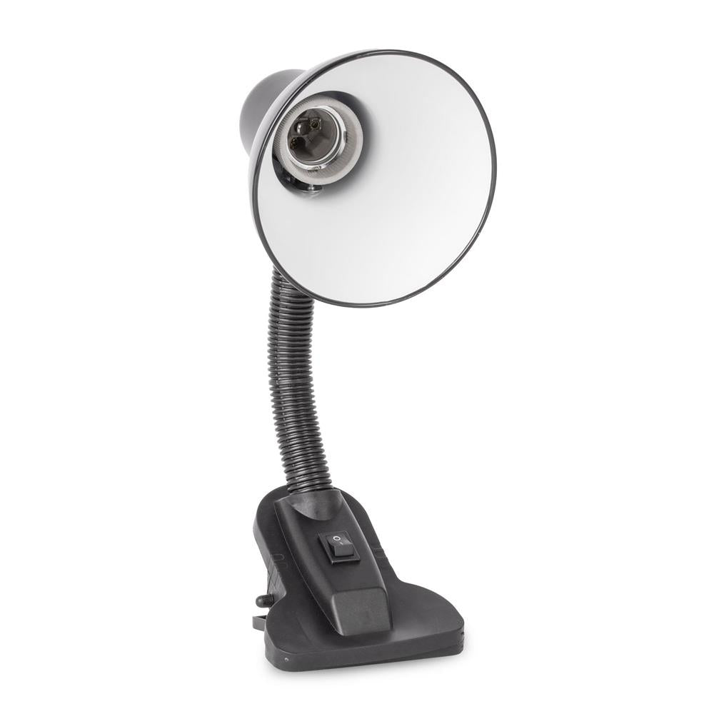 Svetilka namizna Basic s klipom max 60W črna LED, ABDL-CLIP-B-60W