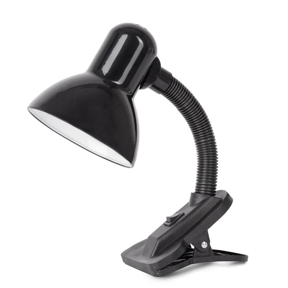 Svetilka namizna Basic s klipom max 60W črna LED, ABDL-CLIP-B-60W