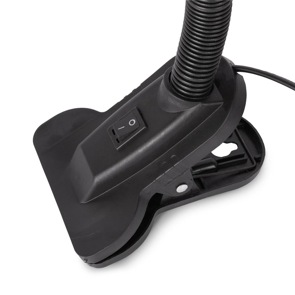 Svetilka namizna Basic s klipom max 60W črna LED, ABDL-CLIP-B-60W