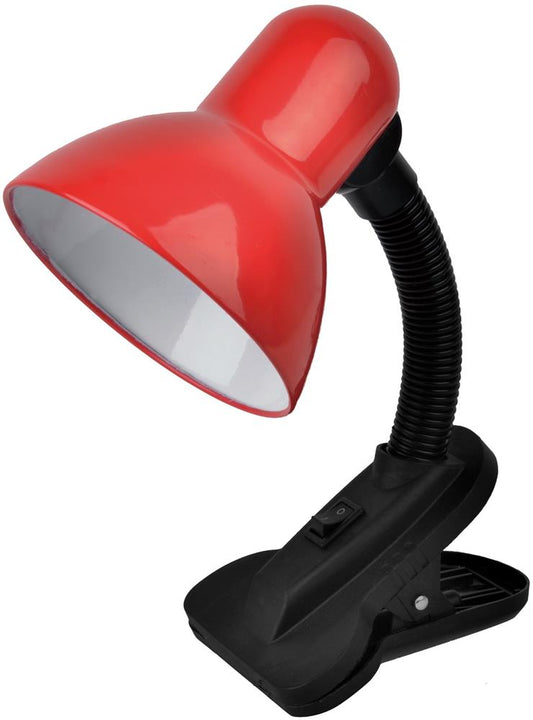 Svetilka namizna Basic s klipom max 60W rdeča LED, ABDL-CLIP-R-60W