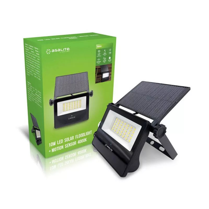 Asalite ASAL0275 Reflektor LED Slim solarni 10W 4000K 1300 lm + senzor