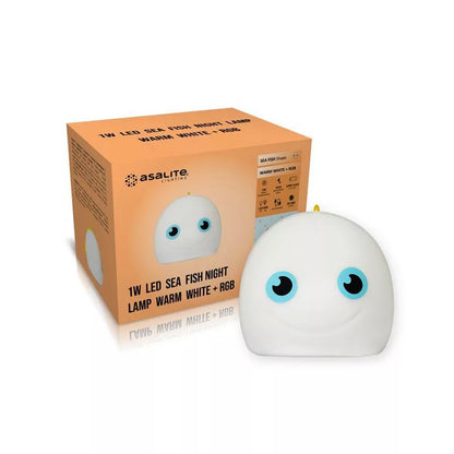 Asalite ASAL0307 Nočna svetilka LED 1W Morska ribica