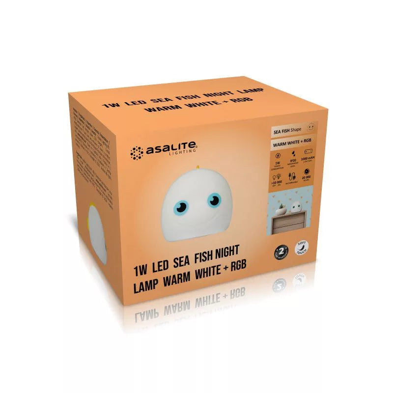 Asalite ASAL0307 Nočna svetilka LED 1W Morska ribica