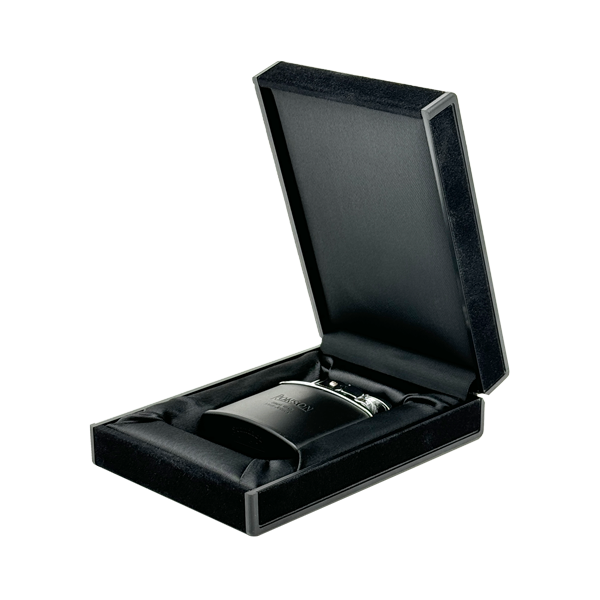 Ronson 210003 Vžigalnik polnilni Nostalgia kremen v črni barvi