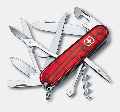 Nož žepni 1.3713.T Huntsman, Transparent Red
