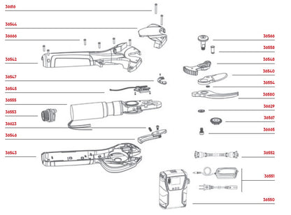 Ausonia 36552 Kabel za škarje Athena (31821)
