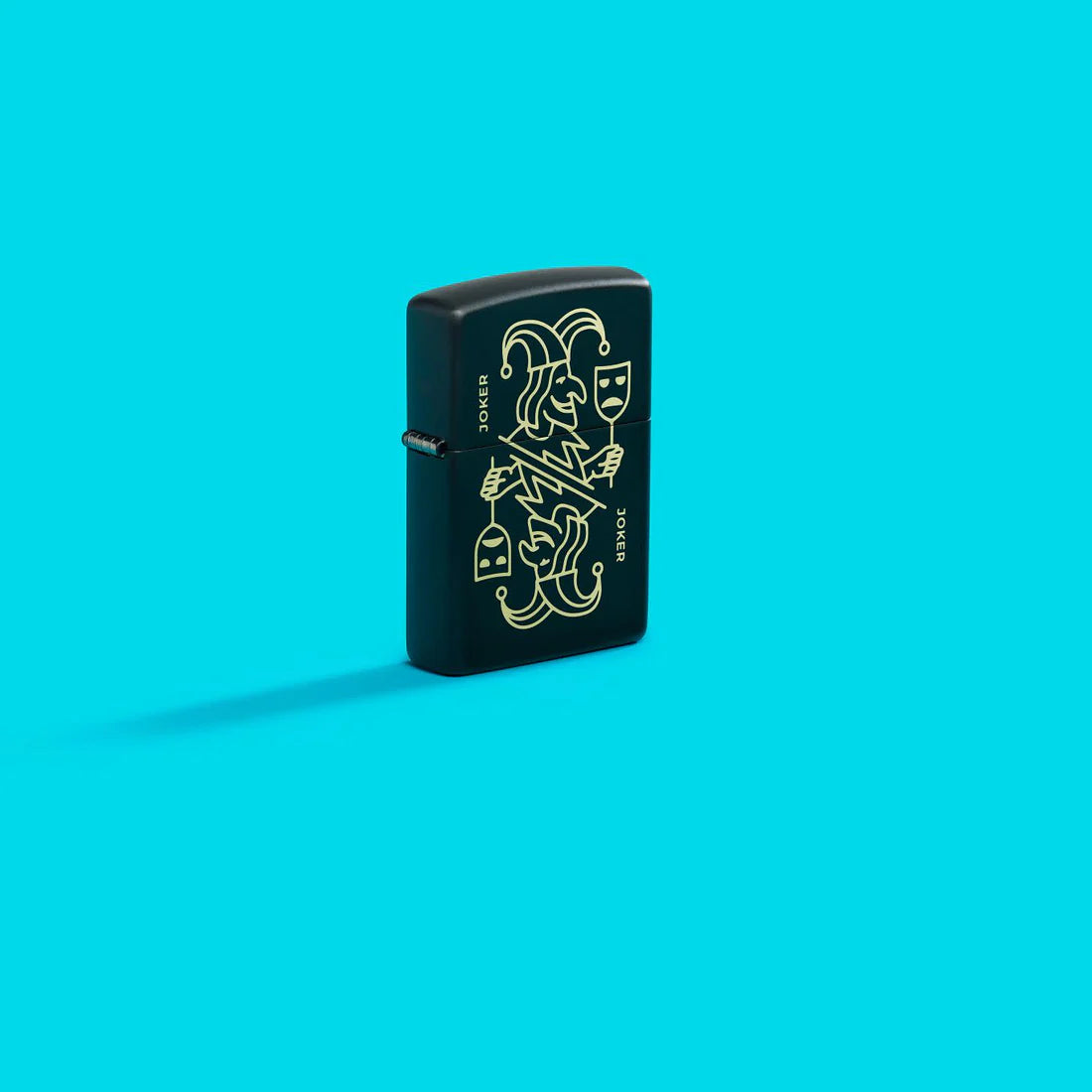 Zippo 46290 vžigalnik Joker Card Black Matte