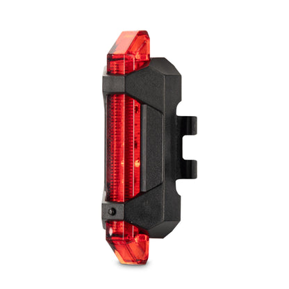 Svetilka za kolo polnilna 2W 360m Li-Polymer rdeča EBL-2W-RED