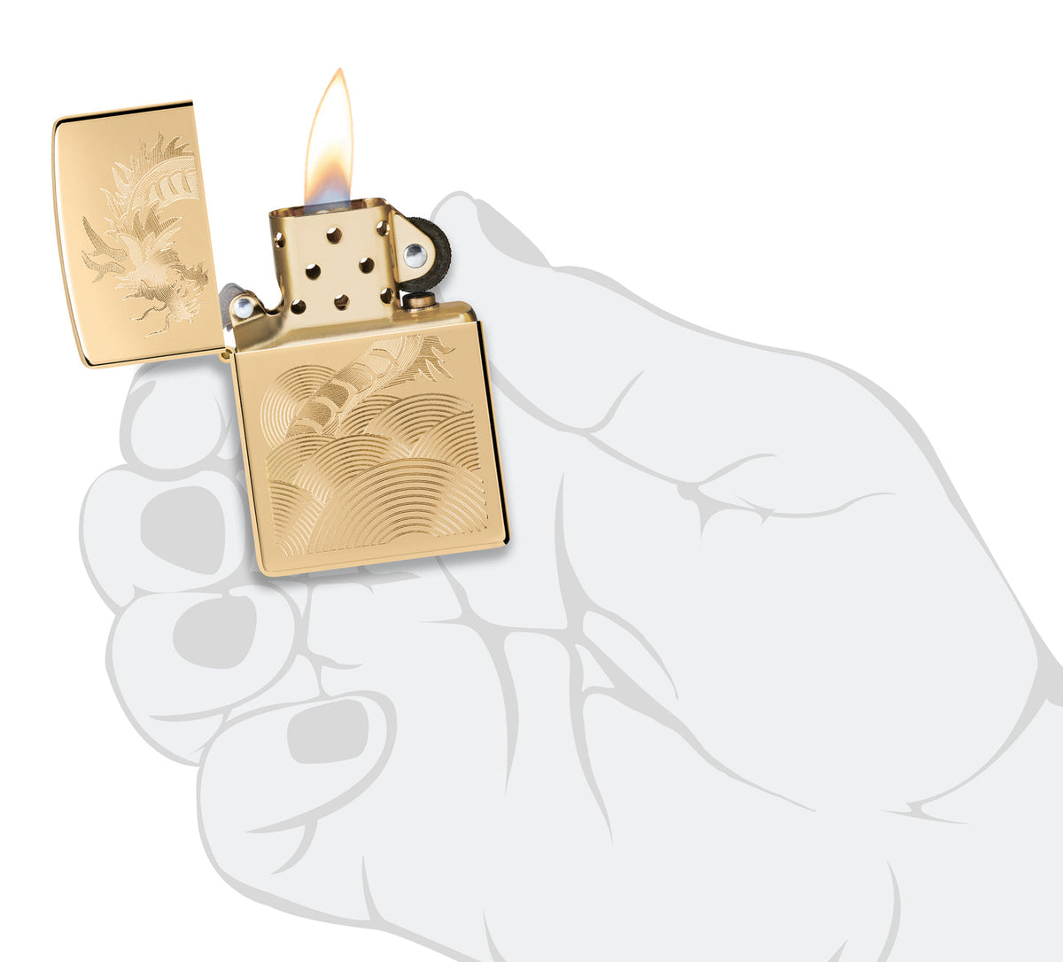 Zippo 46822 vžigalnik Dragon Silhouette
