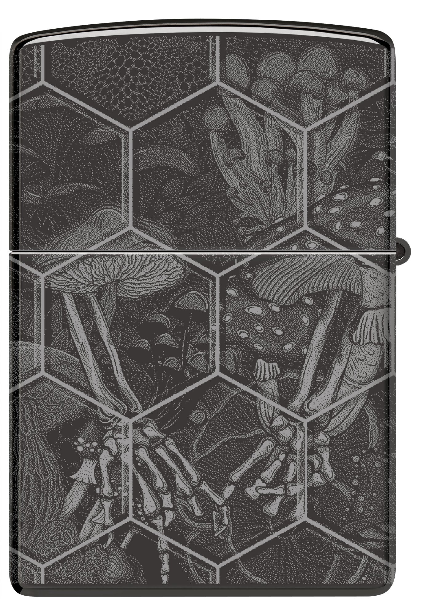 Zippo 46425 vžigalnik Hexagon Trippy Skull